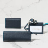 [French calf] <br>ID strap both sides side  <br>color: navy