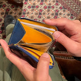 [Indigo dyeing] <br>Half L zip wallet
