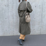 [シュリンクレザー]<br>ポストマンミニショルダー<br>color：トープ