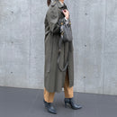 [シュリンクレザー]<br>ポストマンミニショルダー<br>color：エタングレー