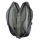 [Sustainable shrink leather] <br>briefcase<br>color: navy