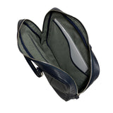 [Sustainable shrink leather] <br>briefcase<br>color: navy