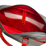 [Smooth leather] <br>pole briefs<br>color: navy x red