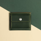 [Yamato] <br>mini snap wallet<br>color: tartan green<br>[Made to order]