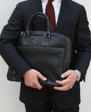 [Smooth leather] <br>Pole brief<br>color: Navy x black