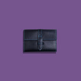 [French calf] <br>belt card case<br>color: navy