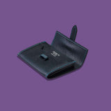 [French calf] <br>belt card case<br>color: navy