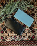 [French calf] <br>L Zip long wallet<br>color: Black